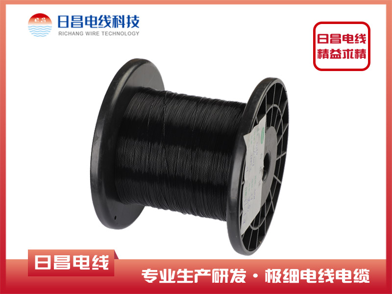 10064 黑色極細(xì)高溫鐵氟龍電子線(xiàn)高溫電線(xiàn)